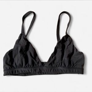 Skims Fits Everybody Triangle Bralette in Black Onyx